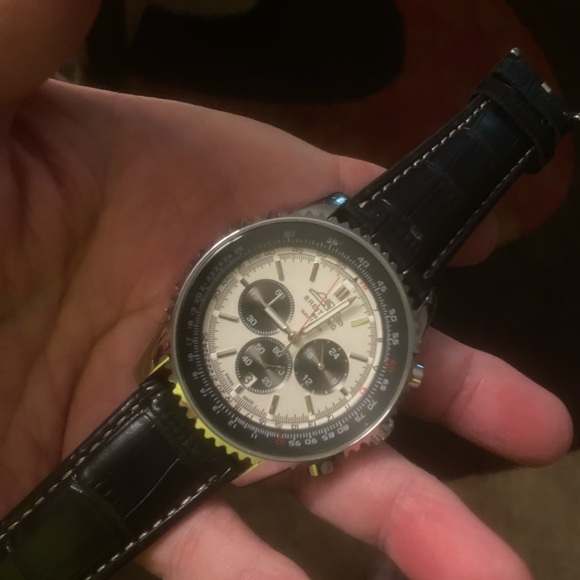 New Breitling Black and white Chronograph Watch - Picture 3 of 7